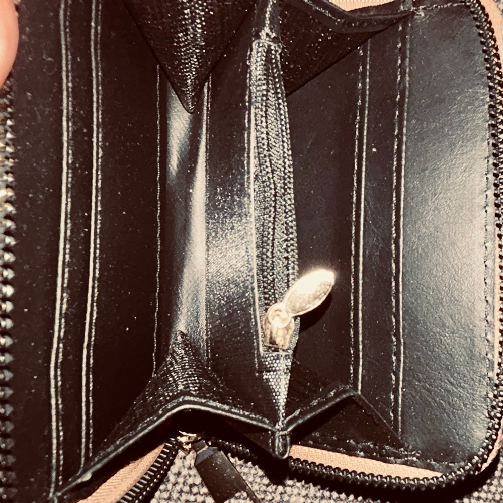 Source Unknown Vibrant Hexagonal Wallet In Red An… - image 2